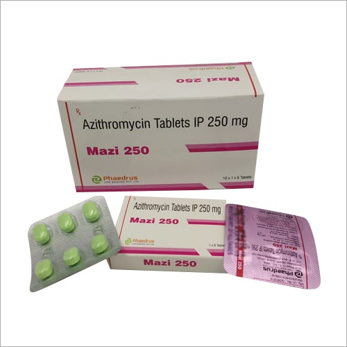 250 MG Azithromycin Tablets IP Manufacturer, Supplier In Ahmedabad, Gujarat