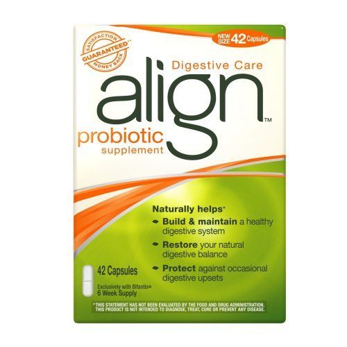 Align Digestive Care Probiotic Supplement, 42 count by Align. $27.95 ...
