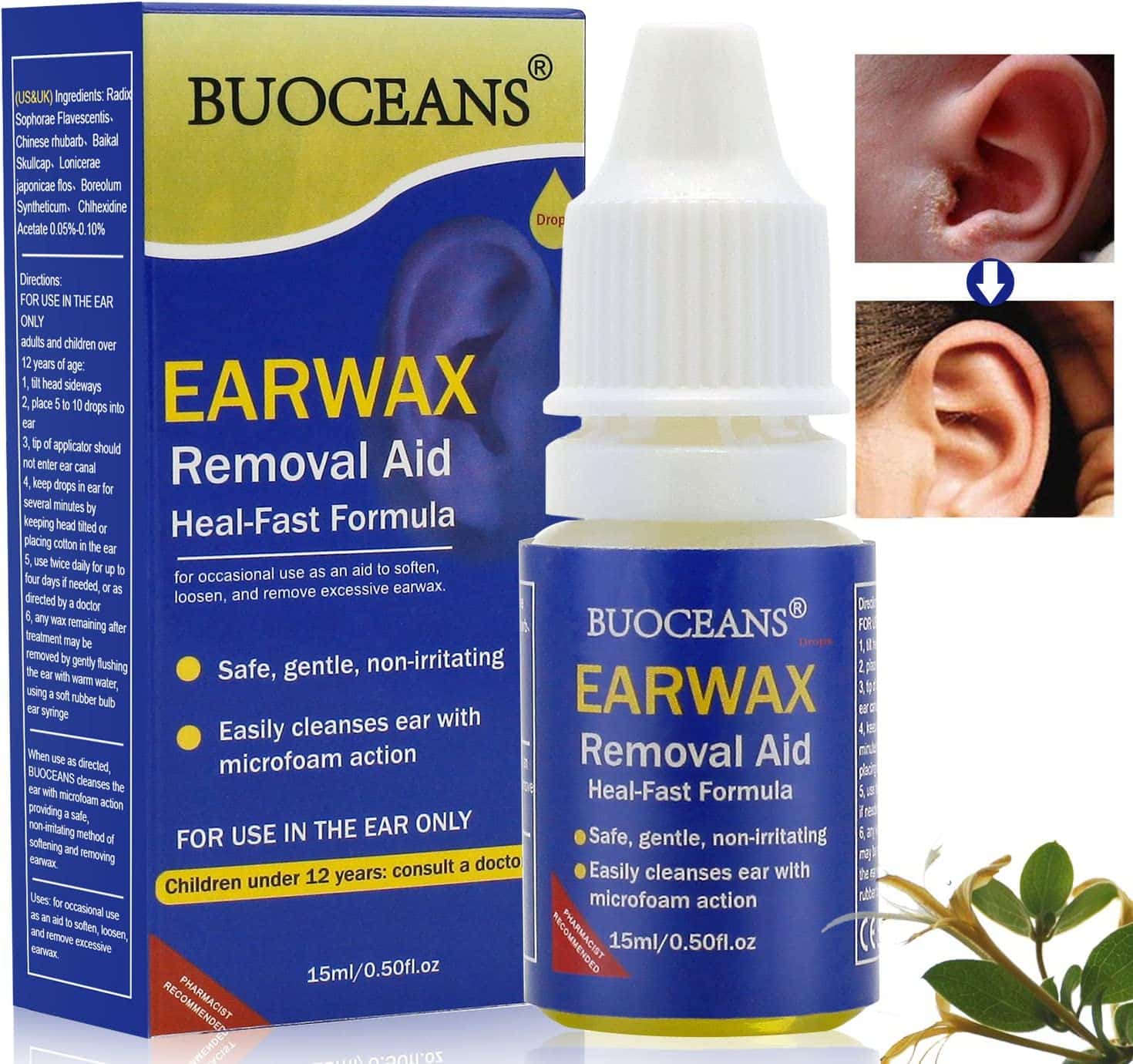 Amazon.com: Ear Drops, Ear Infection Treatment, Earache Drops,Ear ...