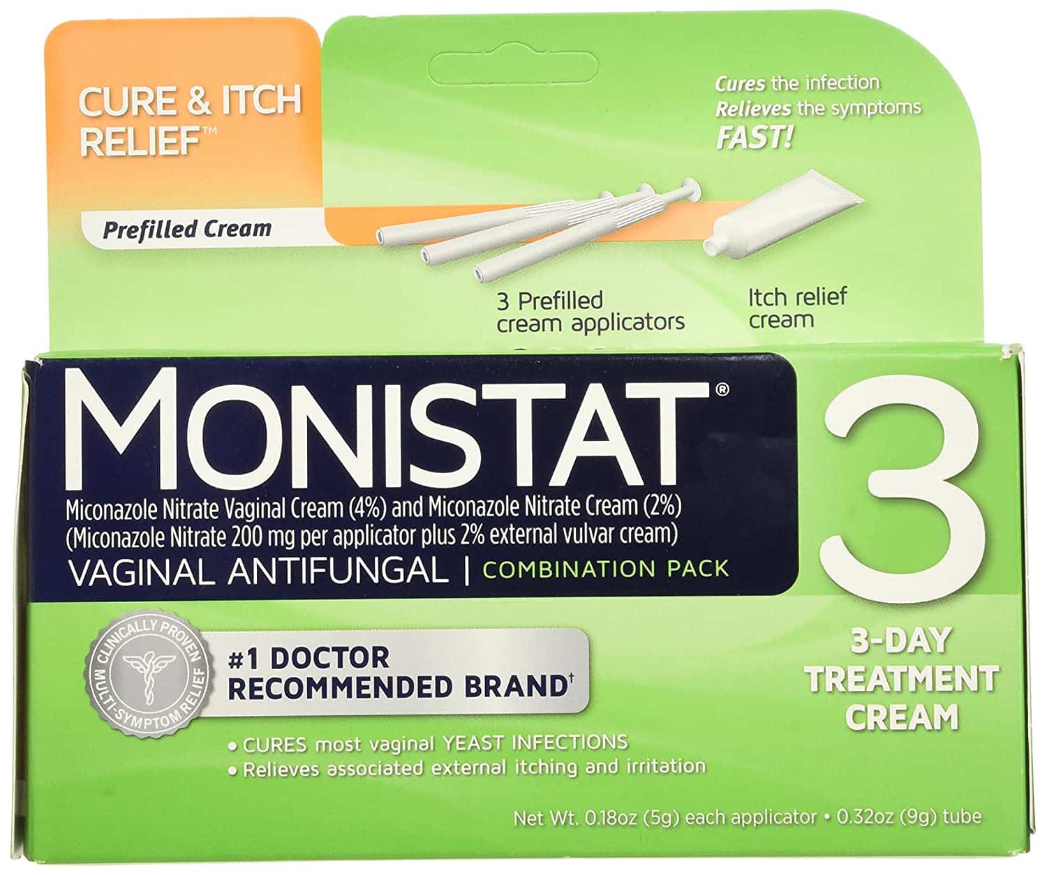 Amazon.com: Monistat 3 Vaginal Antifungal 3
