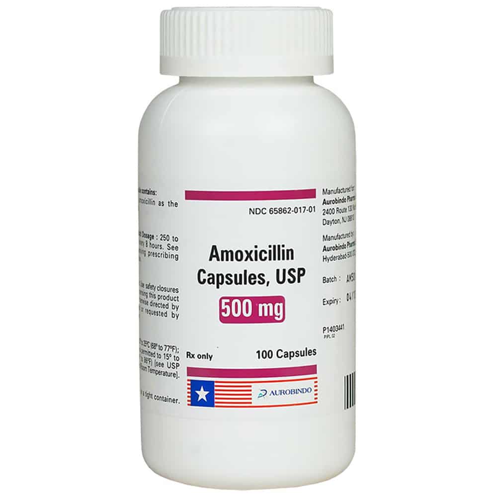 Amoxicillin Caps 500mg (Per Caps) (Manufacture may vary)