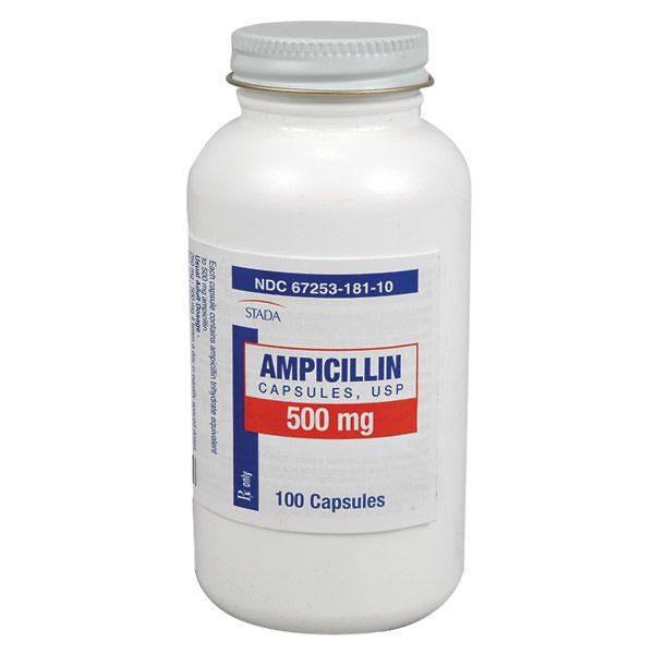 Ampicillin 500mg 100 Capsules