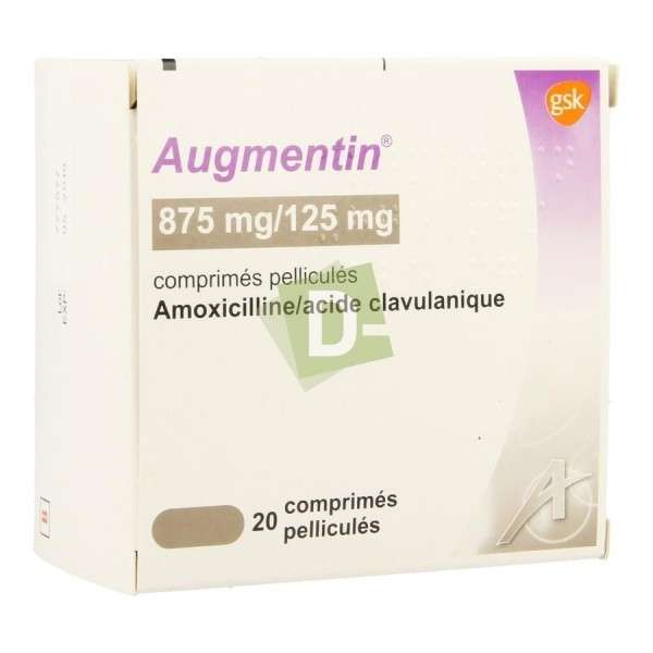 Augmentin 875 mg / 125 mg x 20 Film