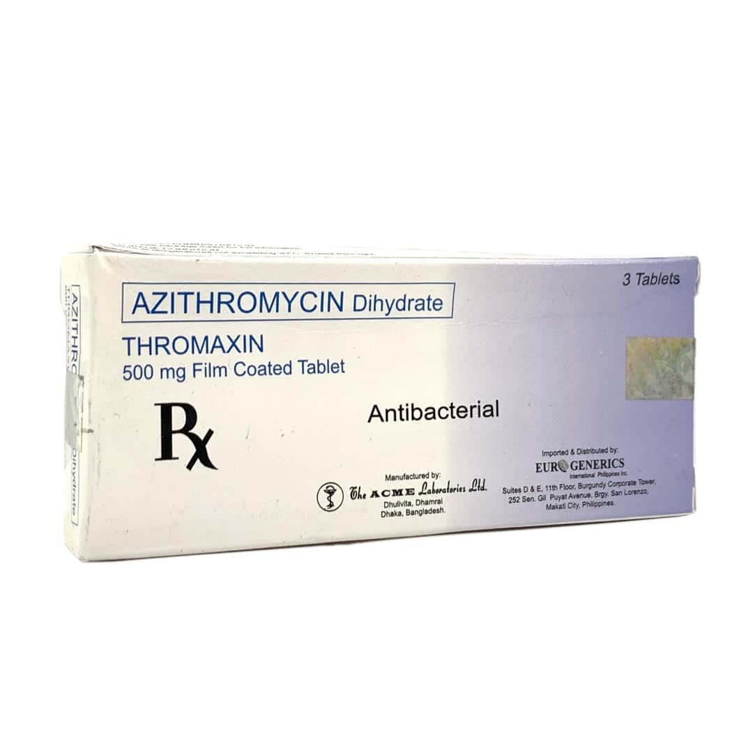 Azithromycin 500mg (Thromaxin) (PRESCRIPTION REQUIRED)  Generika ...