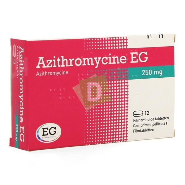 Azithromycin EG 500 mg x 6 Tablets