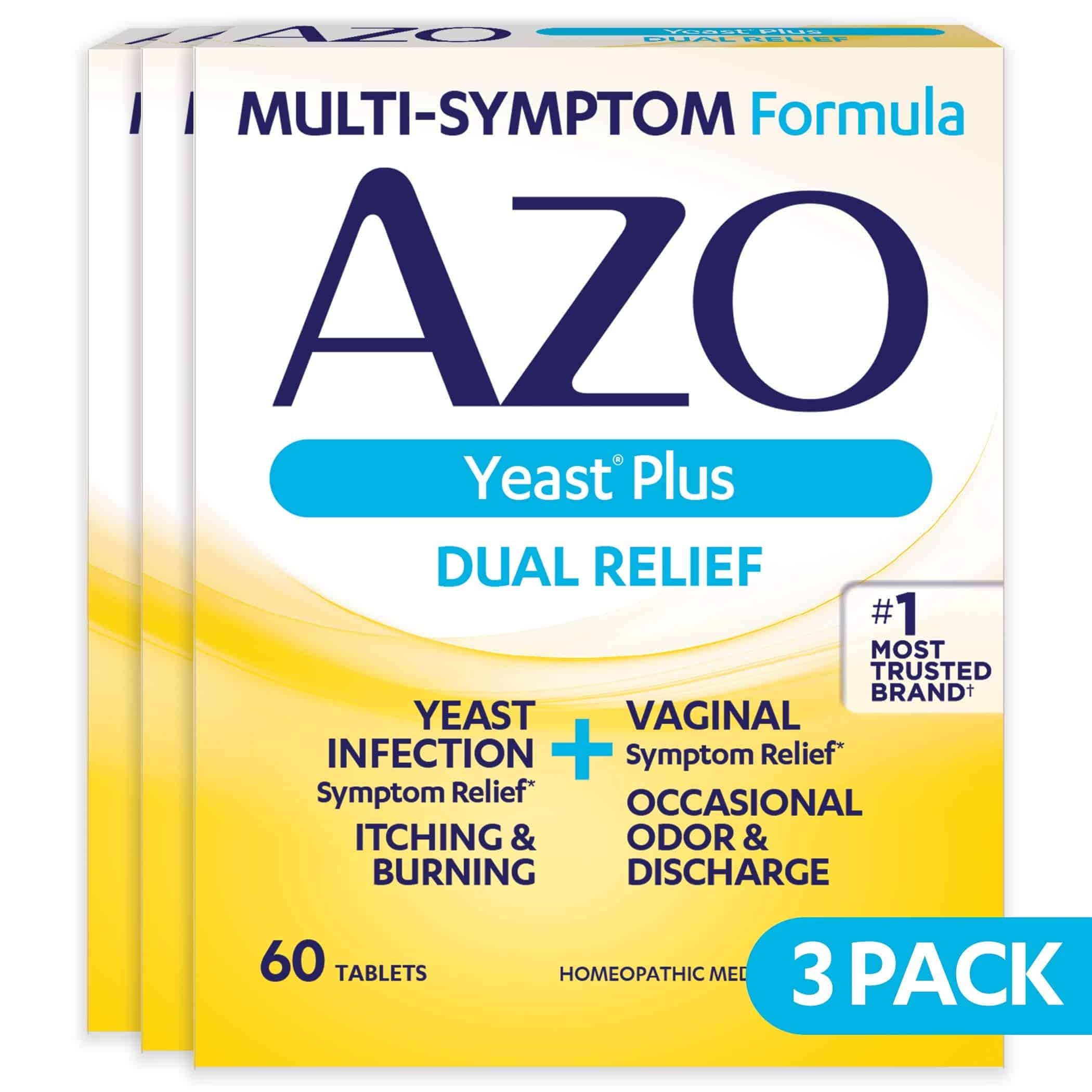 AZO Yeast Plus Dual Relief Homeopathic Medicine