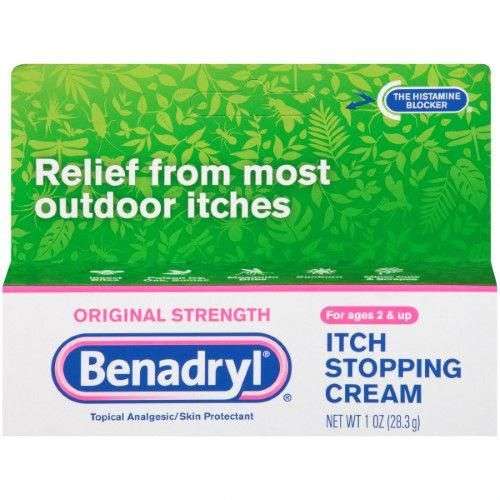 Benadryl Itch Stopping Cream, Original Strength, 1 Oz, Multi #anti ...