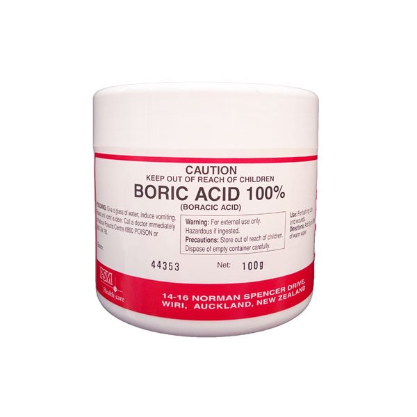 Buy Boric Acid 100% Powder For Best Price In NZ at Home Pharmacy