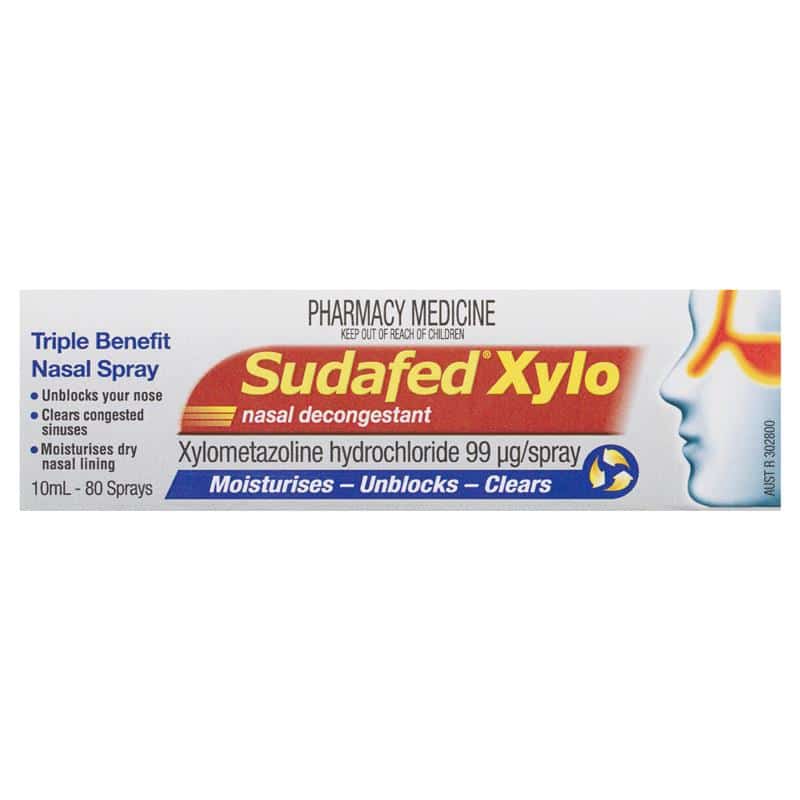 Buy Sudafed Xylo Nasal Decongestant 10ml Online at Chemist Warehouse®