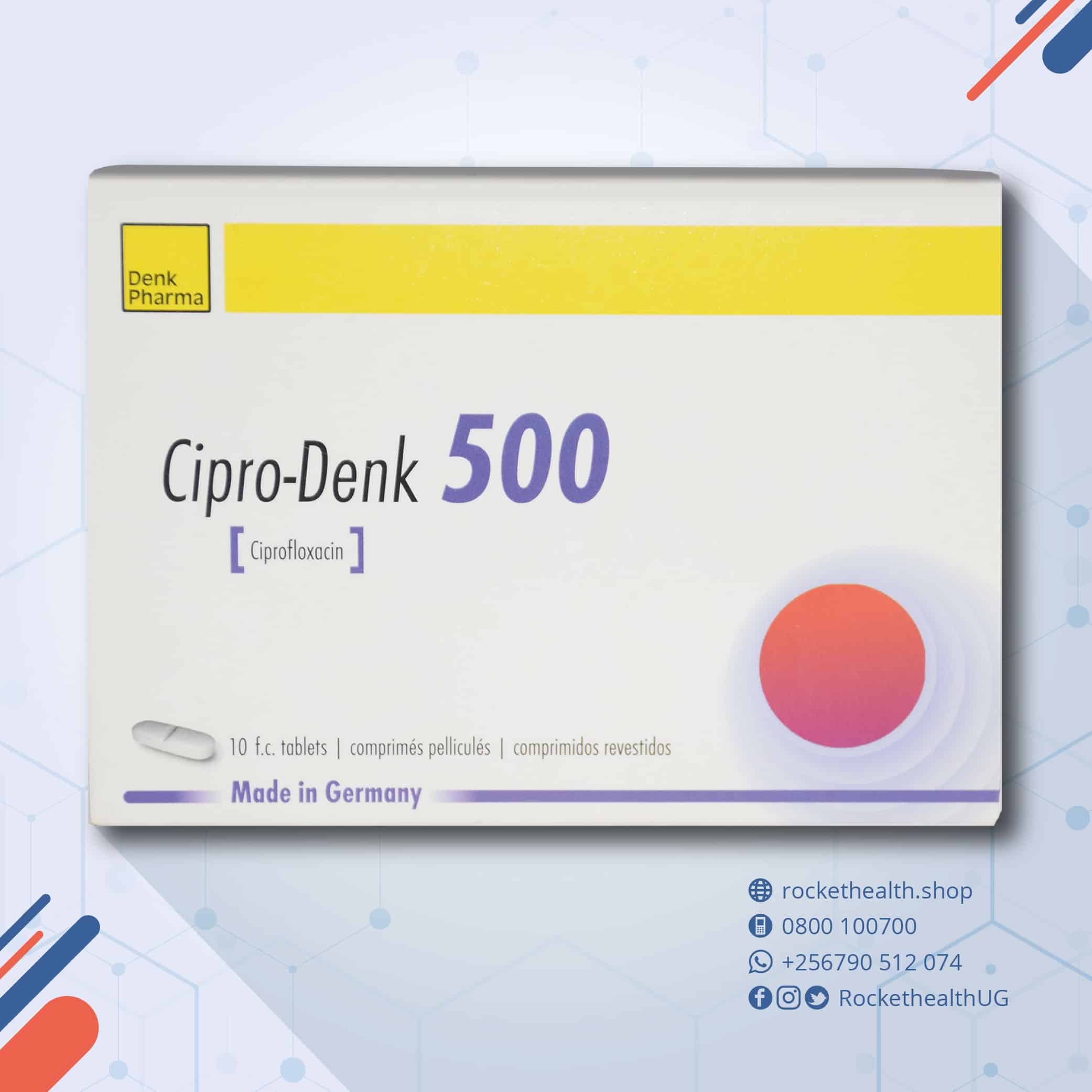 Ciprofloxacin 500mg Denk Tablet 10