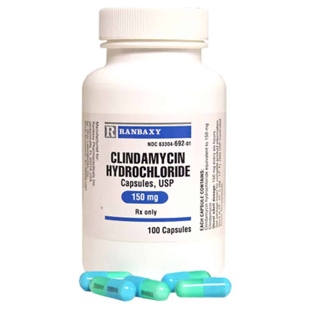 Clindamycin 150mg (100 Caps) (Manufacture may vary)