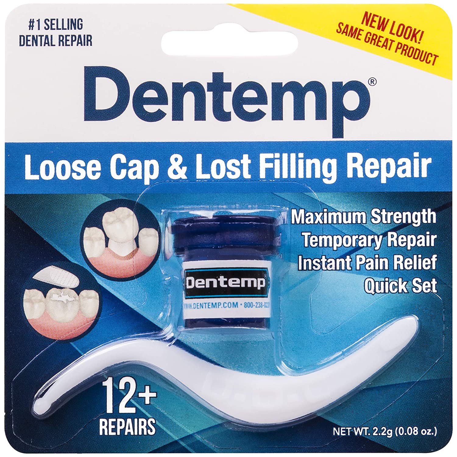 Diy Tooth Filling / Denseal DIY Permanent Dental Cement White Teeth ...