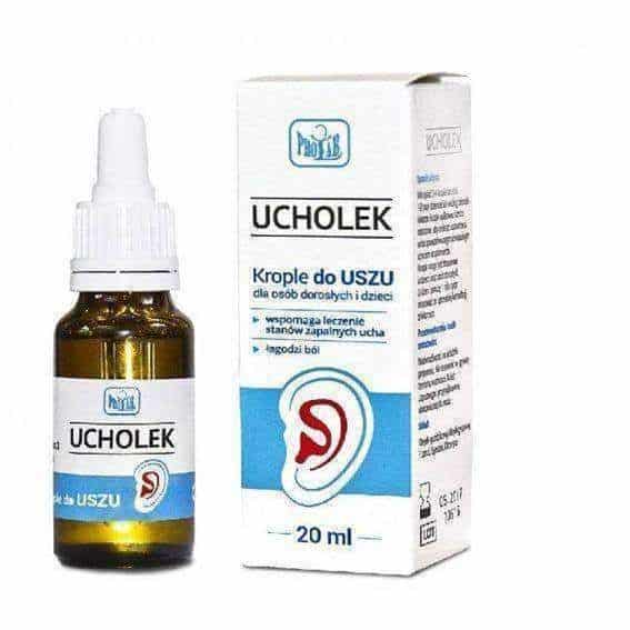 Ear infection drops Ucholek 20ml, inner ear infection in 2020