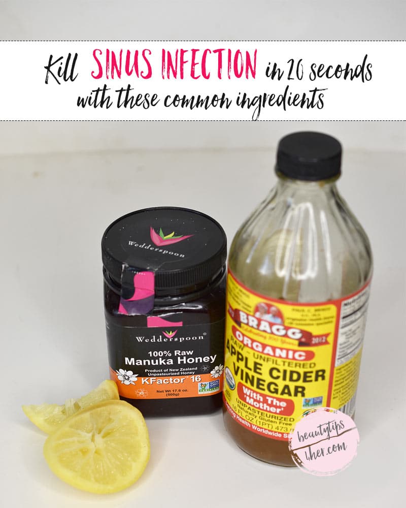 Fast Relief of Sinus Infection Pain with Apple Cider Vinegar