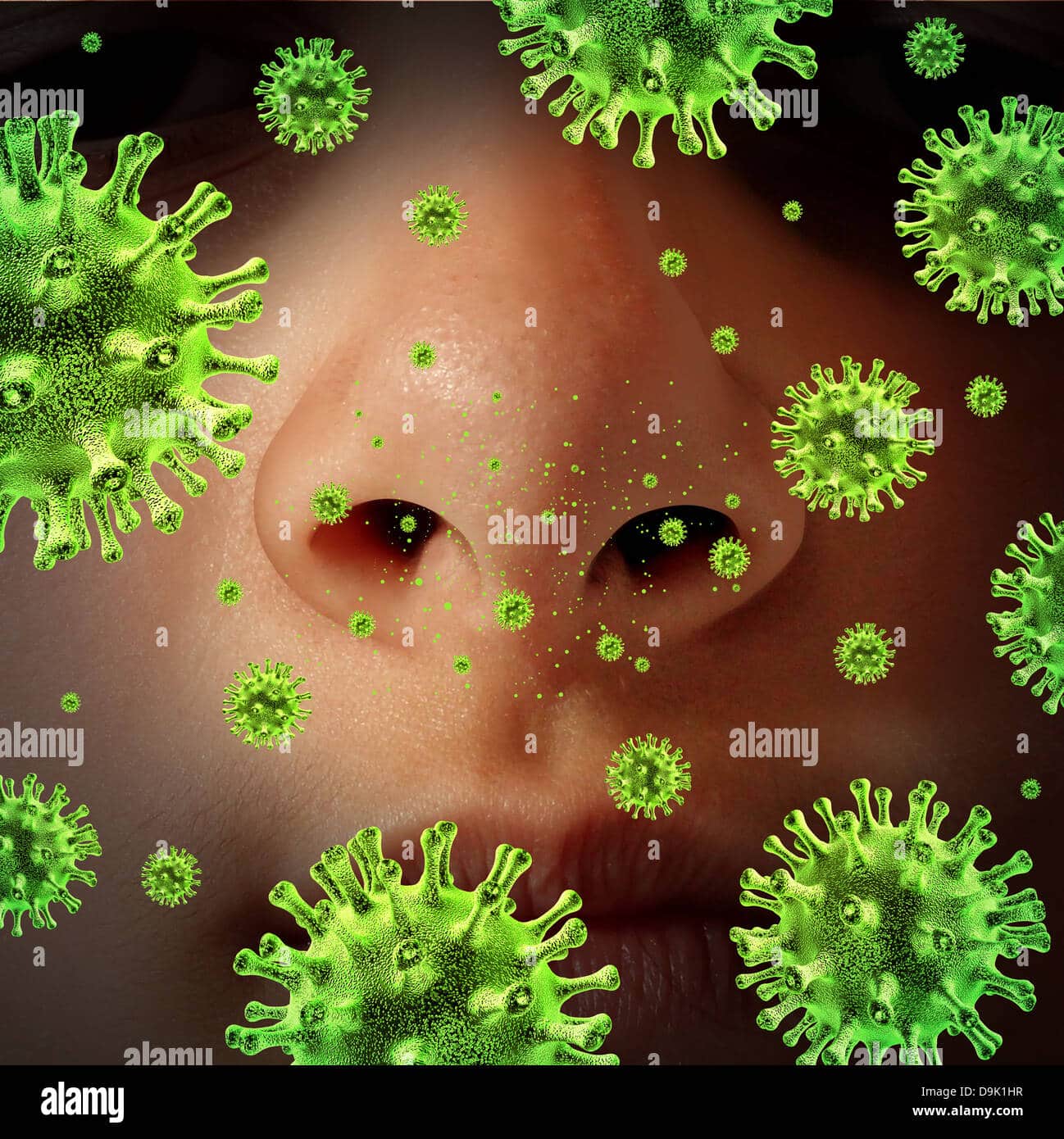 Flu Germs Contagious