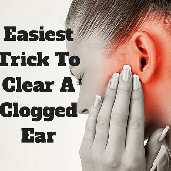 Health, Clogged ears and Disorders on Pinterest