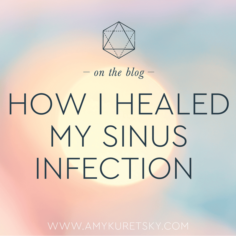 How I healed a sinus infection without antibiotics