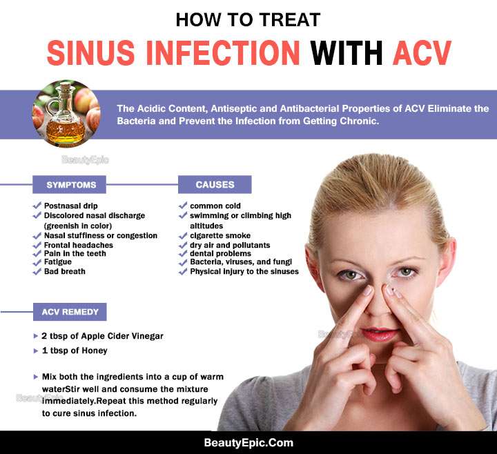 How to Use Apple Cider Vinegar to Cure Sinus Infections?