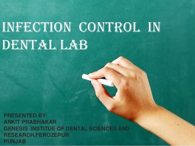 Infection control in dental lab 1