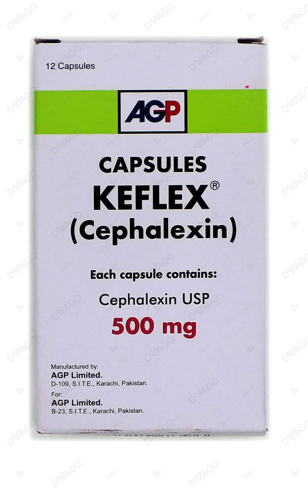 Keflex Capsules 500mg 12