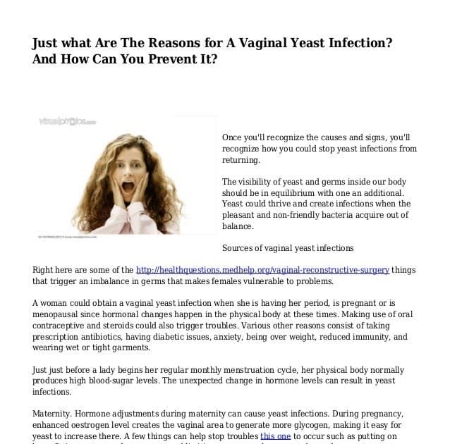 Lowering Blood Sugar: can blood sugar cause yeast infections