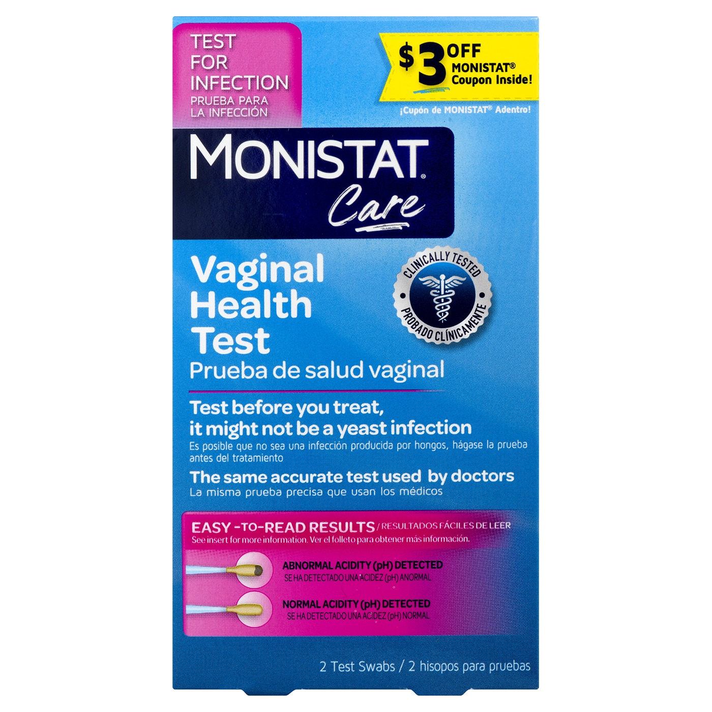 Monistat Care, Vaginal Health Test