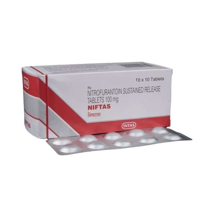 Nitrofurantoin 100mg Tablet, 10 Tablets, Treatment: Urinary Tract ...