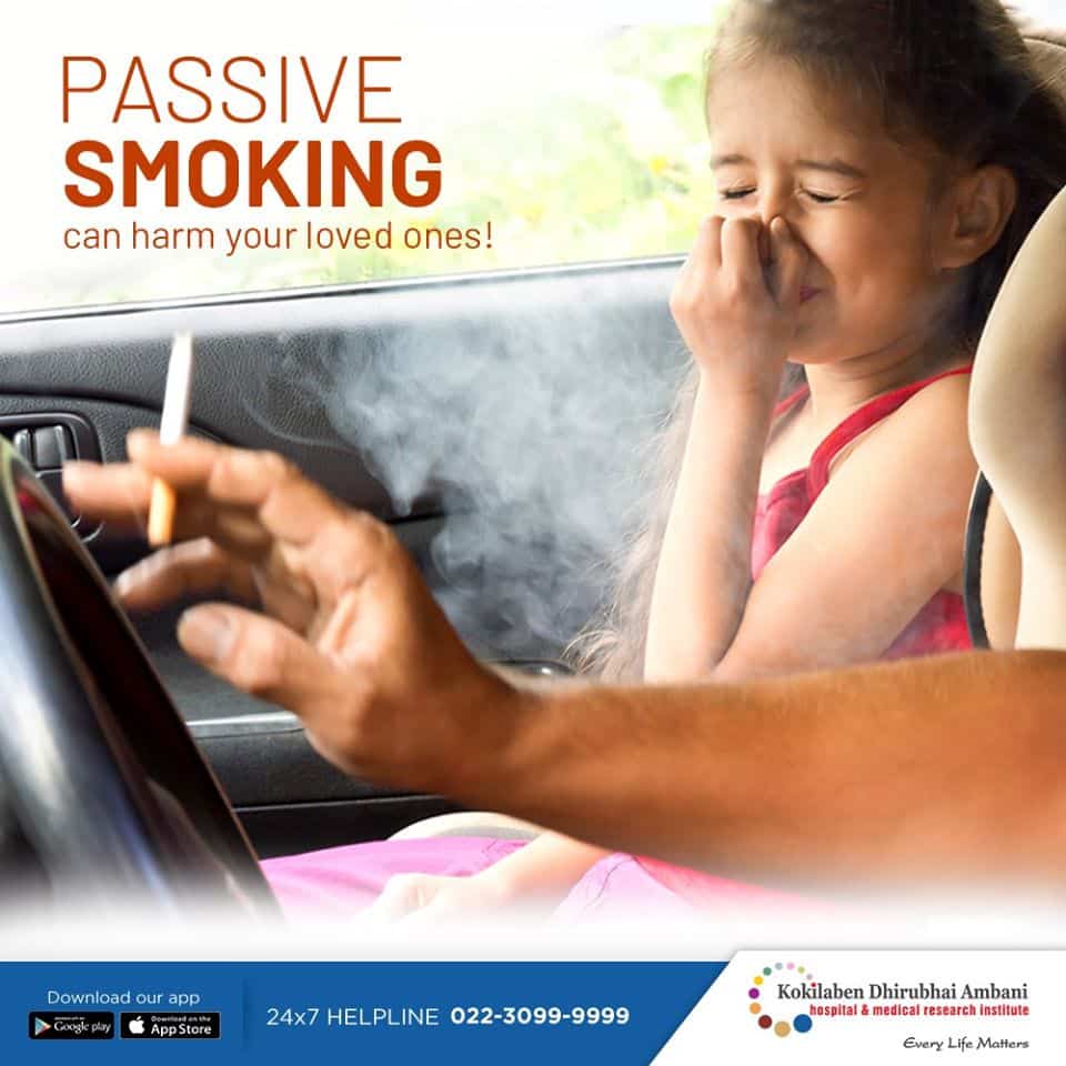 Passive smoking can harm your loved ones!