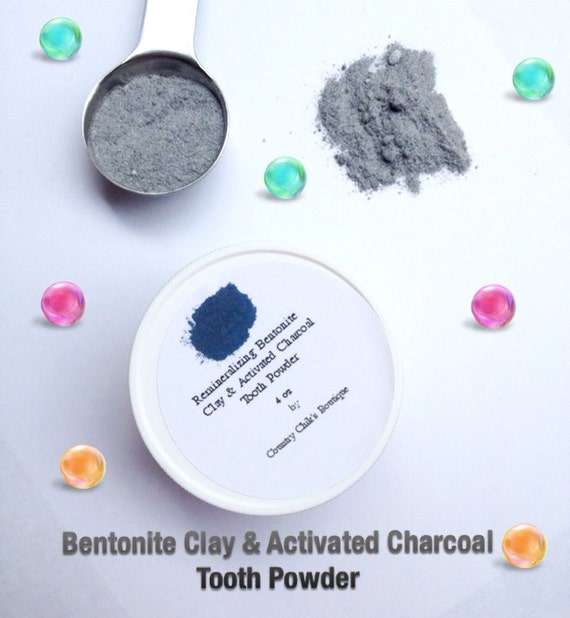 Remineralizing Bentonite Clay &  Activated Charcoal Tooth