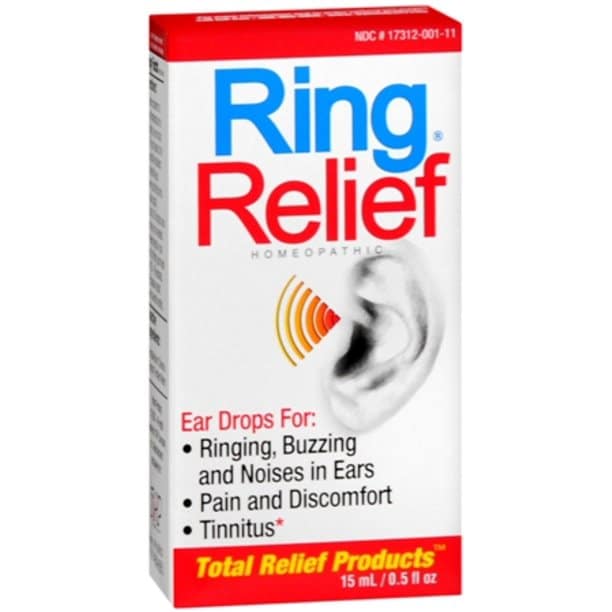 Ring Relief Homeopathic Ear Drops 0.50 oz (Pack of 6)
