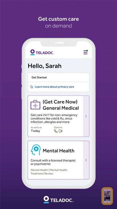 Teladoc for iPhone &  iPad