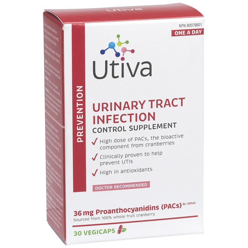 Utiva Urinary Tract Infection Control Supplement
