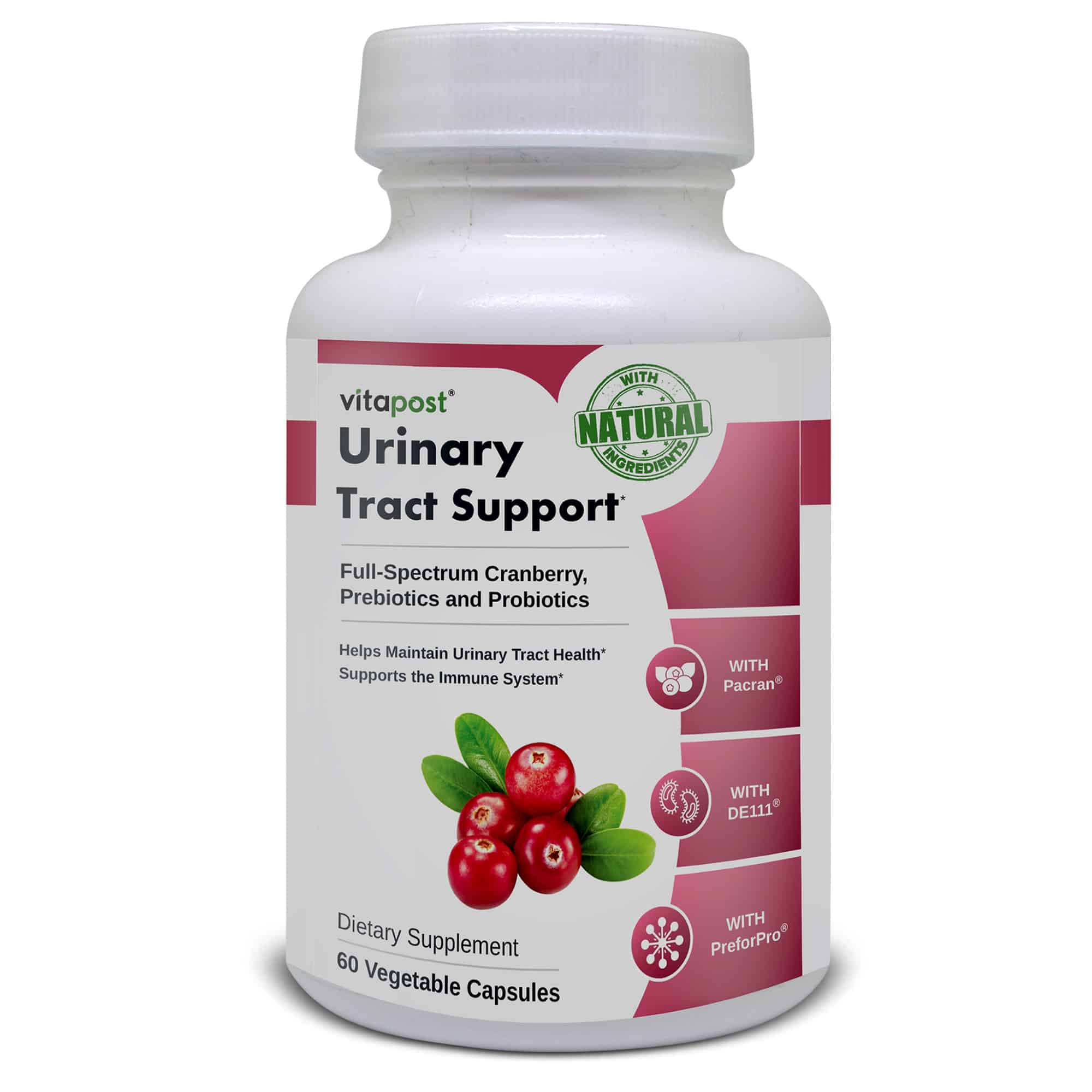 VitaPost Urinary Tract Support. Cranberry, Pro